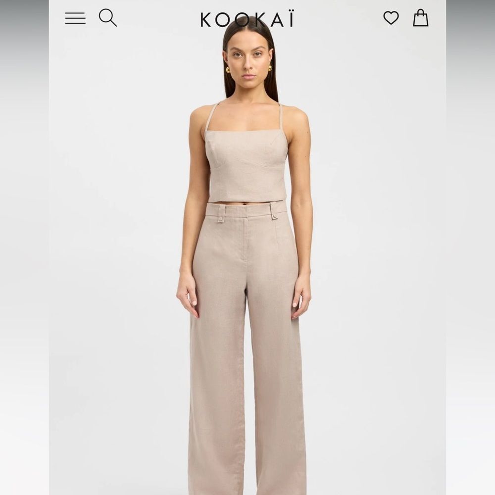 Kookai Palm Backless Top small